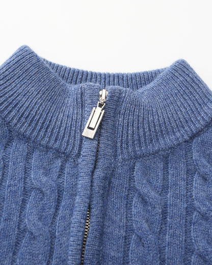 Maglione in Cashmere con Mezza Zip | Comfort ed Eleganza