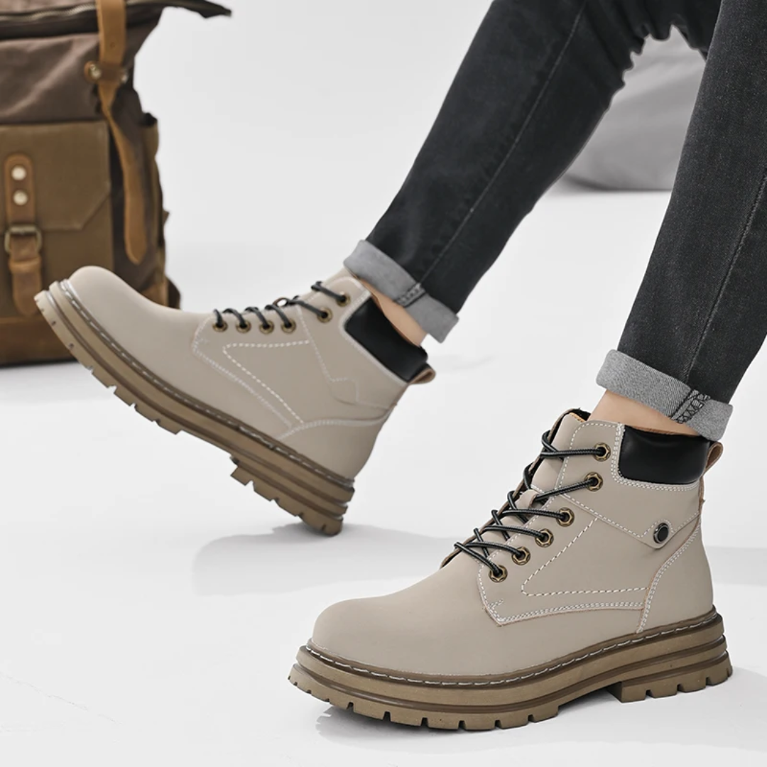 Stivaletti con Rialzo Interno e Suola Antiscivolo | Stile Outdoor