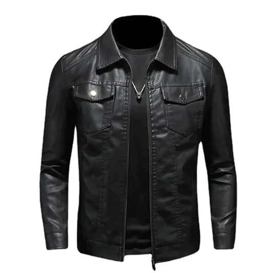 Giacca da Moto con Zip e Tasche Frontali | Ideale per Guida e Uso Quotidiano