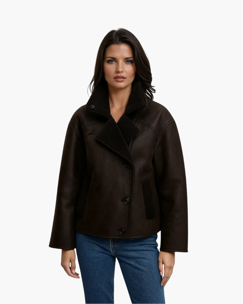Giacca Vintage Effetto Pelle | Giacca Corta Stile Classico