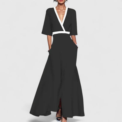 Abito Maxi Elegante | Linea Fluida e Presenza di Impatto