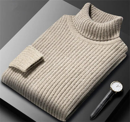 Maglione Collo Alto in Maglia | Caldo e Raffinato