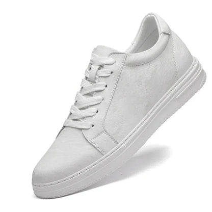 Sneakers con Rialzo Interno e Texture Discreta | Comfort