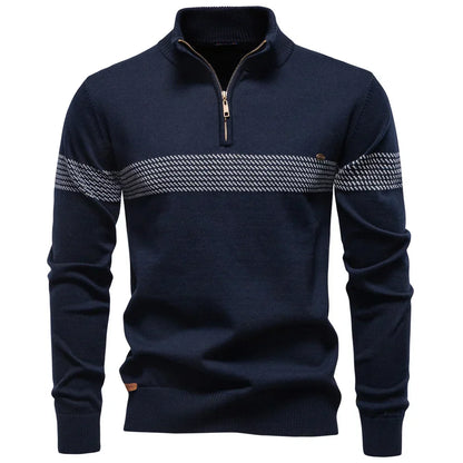 Pullover Mezza Zip in Maglia | Comfort e Stile Moderno