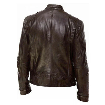Giacca Biker con Zip e Tasche Multiple | Ideale per Uso Quotidiano e Look Casual