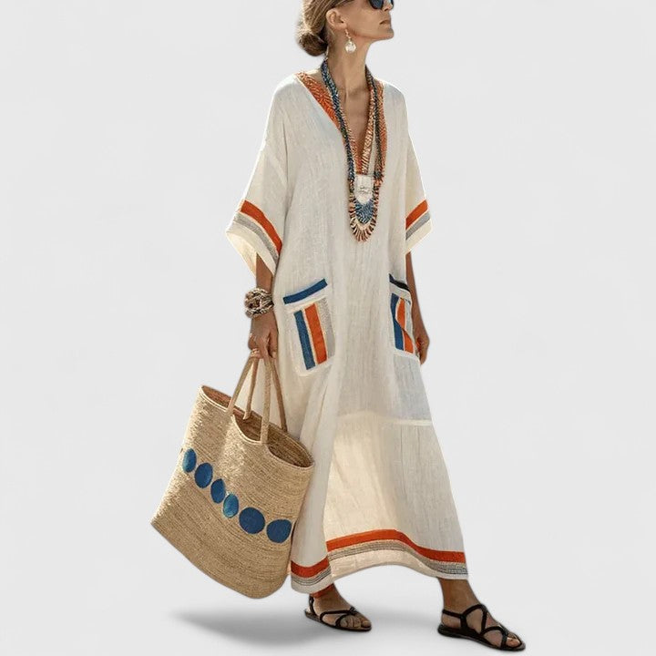 Vestito Bohemien Elegante | Stile Libero e Finitura Raffinata
