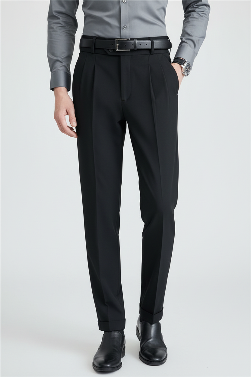 Pantaloni Slim Fit Eleganti | Linea Affusolata e Finitura Curata
