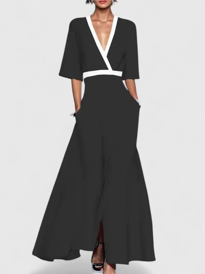 Abito Maxi Elegante | Linea Fluida e Presenza di Impatto