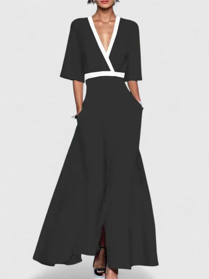 Abito Maxi Elegante | Linea Fluida e Presenza di Impatto