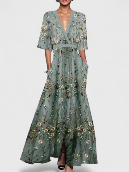 Abito Maxi Elegante | Linea Fluida e Presenza di Impatto