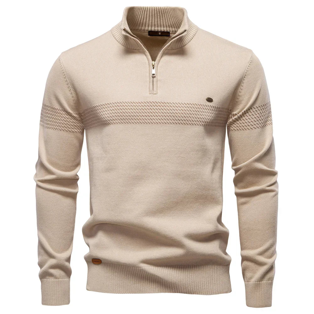 Pullover Mezza Zip in Maglia | Comfort e Stile Moderno