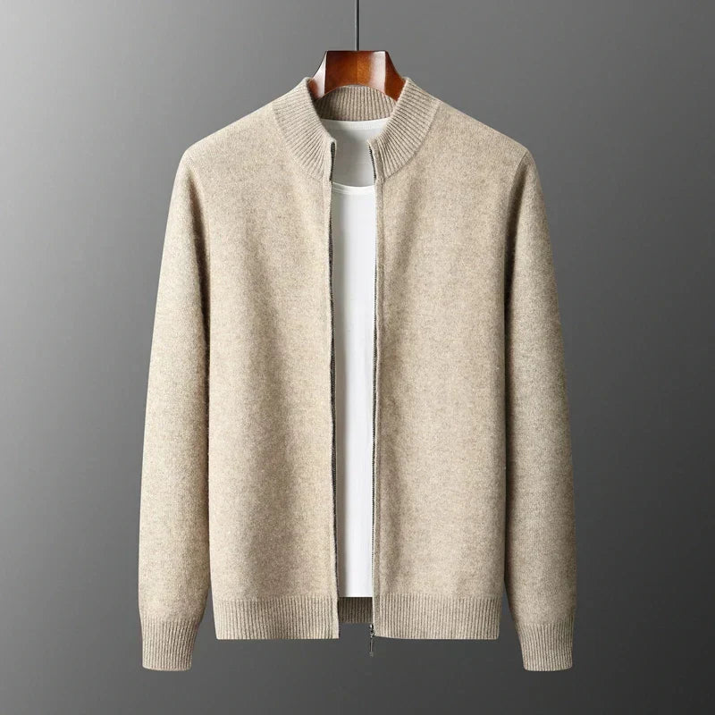Gilet in Cashmere Premium con Zip | Eleganza Essenziale