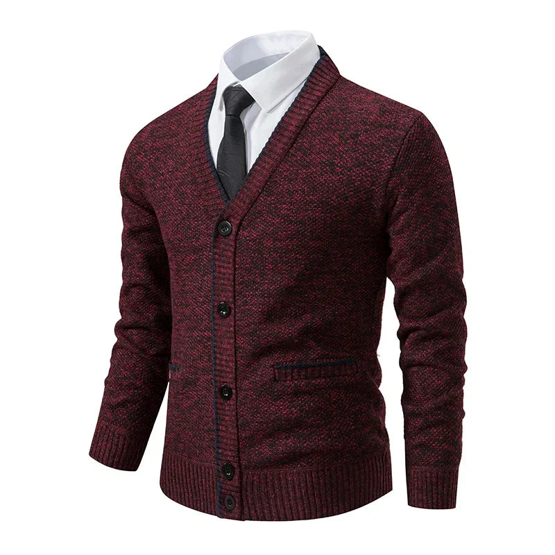 Pullover Collo a V Elegante | Maglia Strutturata