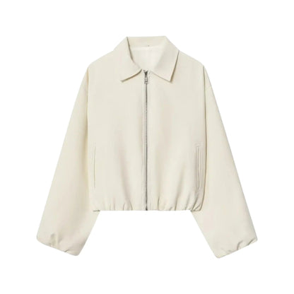 Giacca con Zip e Colletto a Camicia con Vestibilità Regolare | Ideale per Uso Quotidiano