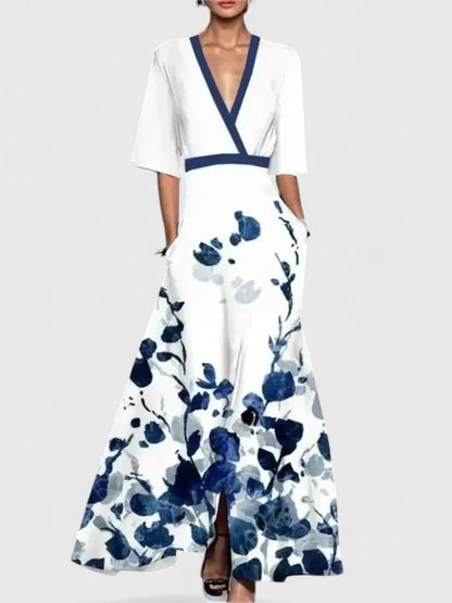 Abito Maxi Elegante | Linea Fluida e Presenza di Impatto