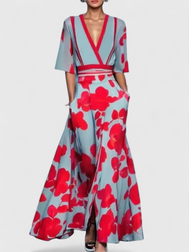 Abito Maxi Elegante | Linea Fluida e Presenza di Impatto