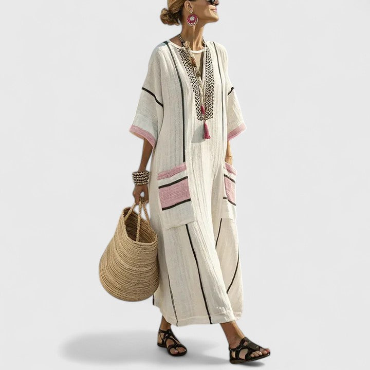 Vestito Bohemien Elegante | Stile Libero e Finitura Raffinata
