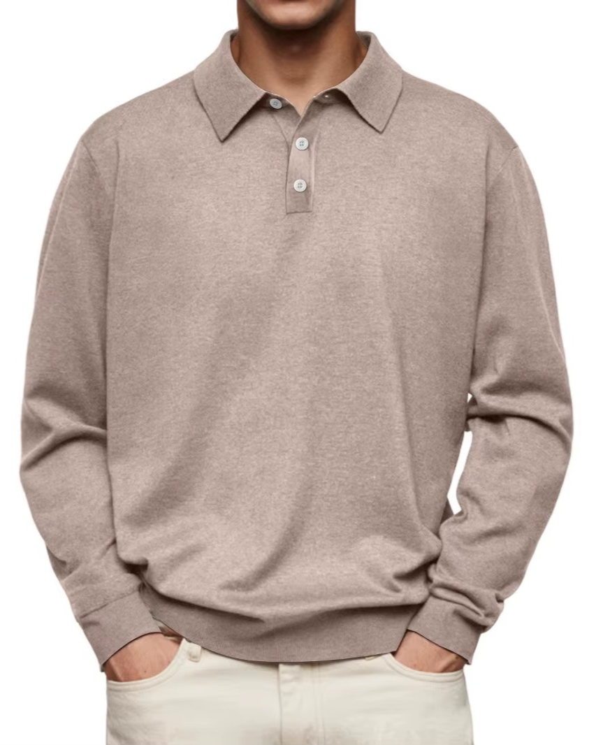 Polo Maniche Lunghe Versatile | Eleganza Casual Moderna