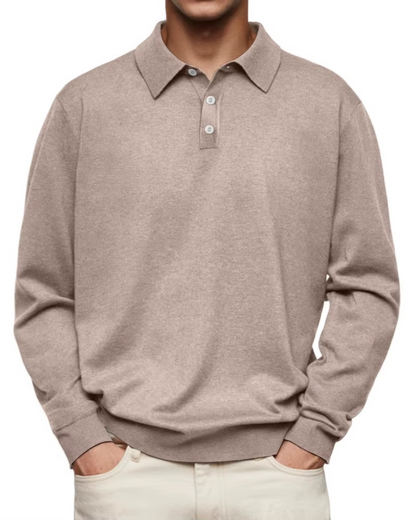 Polo Maniche Lunghe Versatile | Eleganza Casual Moderna