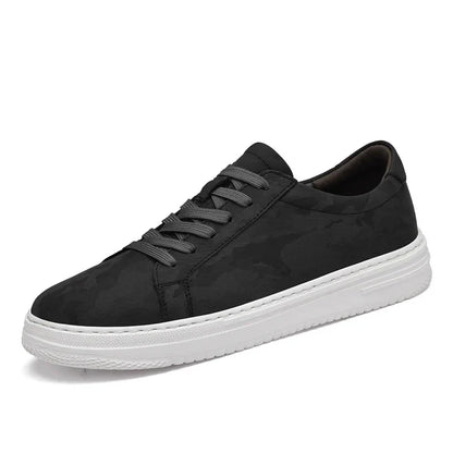 Sneakers con Rialzo Interno e Texture Discreta | Comfort