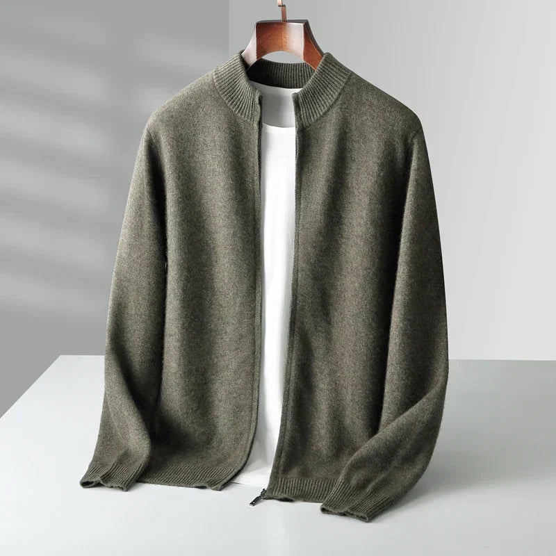 Gilet in Cashmere Premium con Zip | Eleganza Essenziale