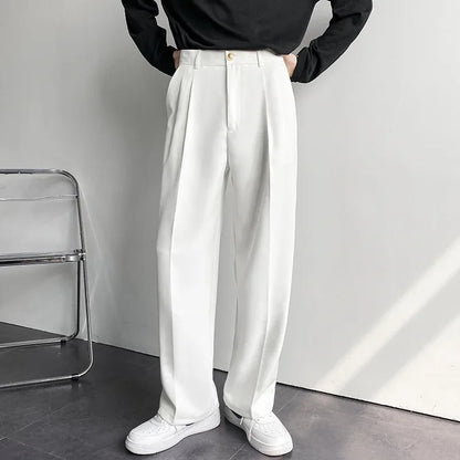 Pantaloni Dritti con Piega | Vestibilità Classica e Moderna