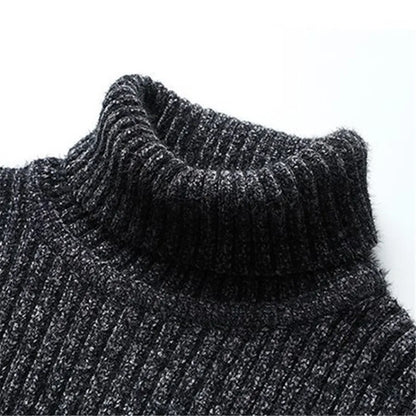 Maglione Collo Alto in Maglia | Caldo e Raffinato