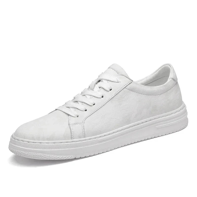 Sneakers con Rialzo Interno e Texture Discreta | Comfort