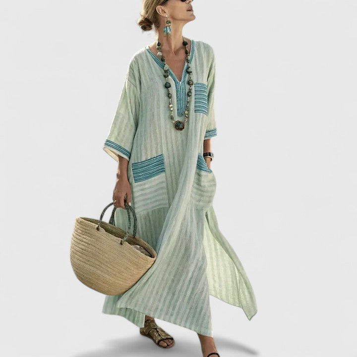 Vestito Bohemien Elegante | Stile Libero e Finitura Raffinata