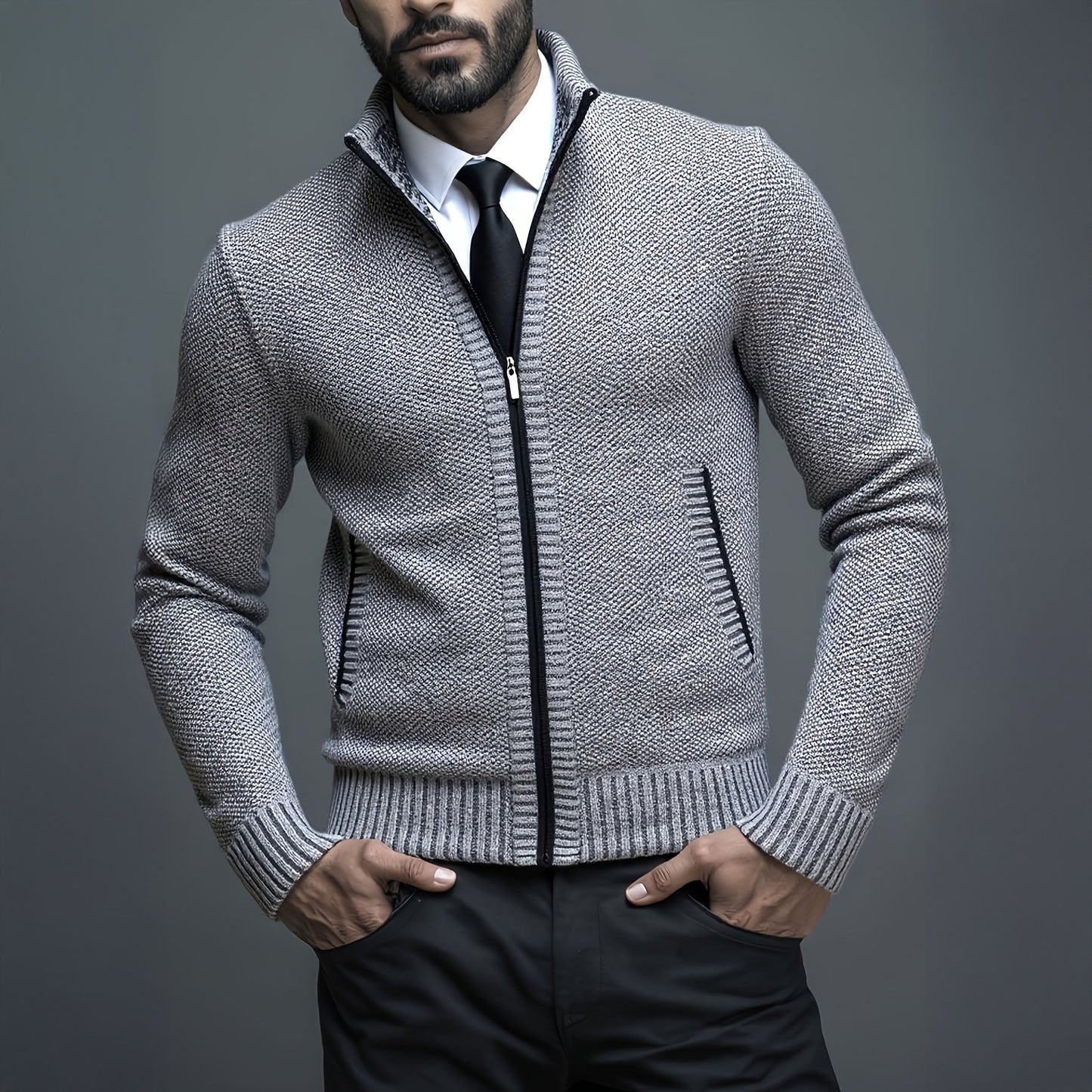 Gilet con Zip Slim Fit | Stile Elegante Moderno