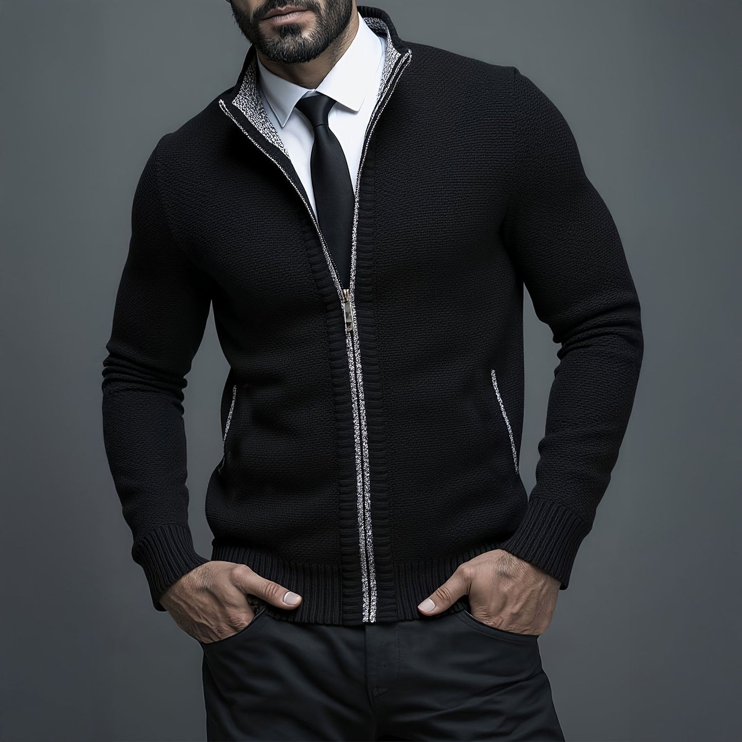 Gilet con Zip Slim Fit | Stile Elegante Moderno
