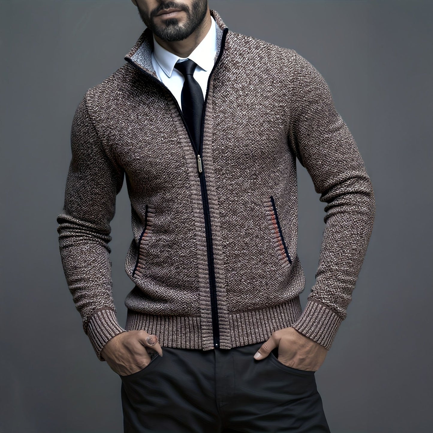 Gilet con Zip Slim Fit | Stile Elegante Moderno