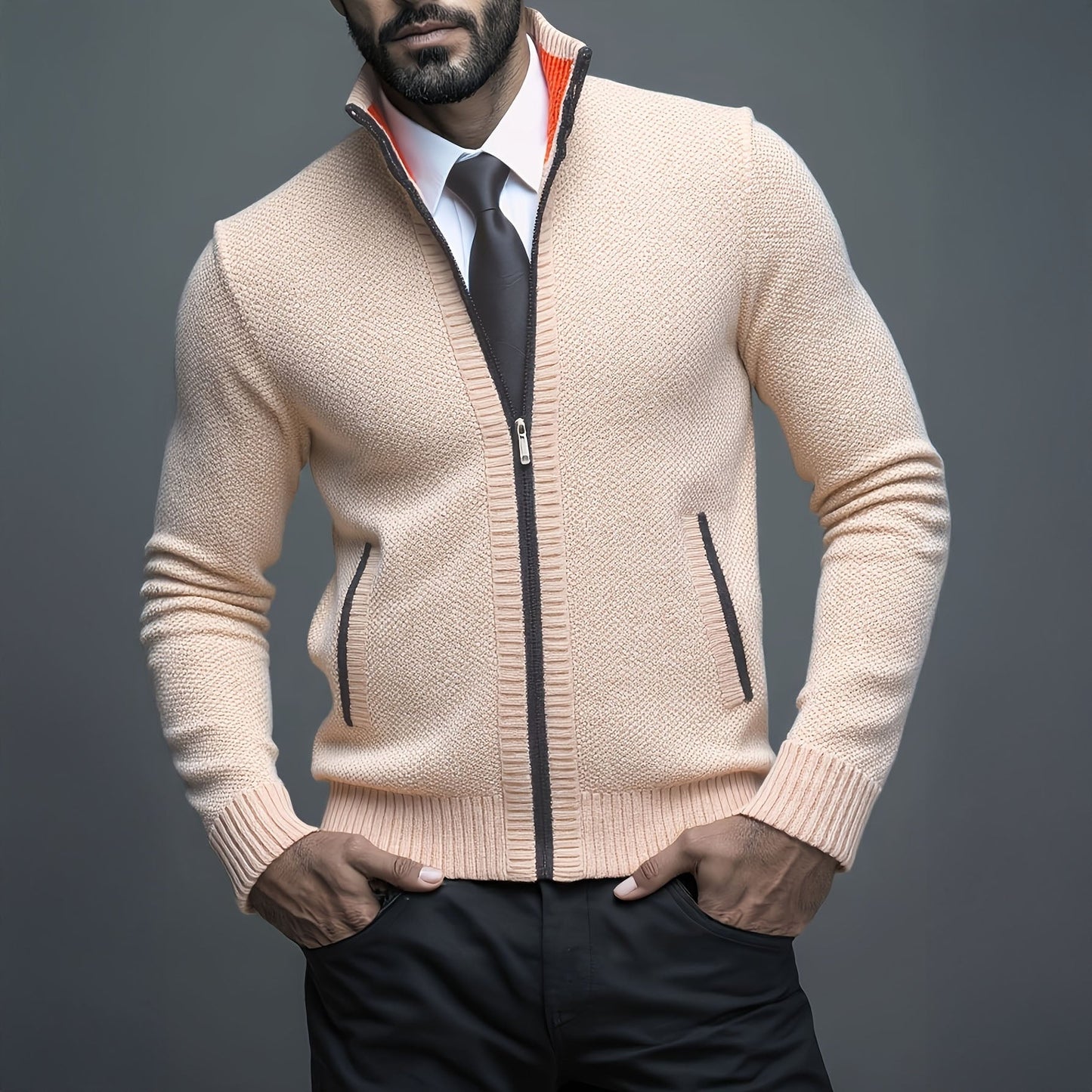 Gilet con Zip Slim Fit | Stile Elegante Moderno