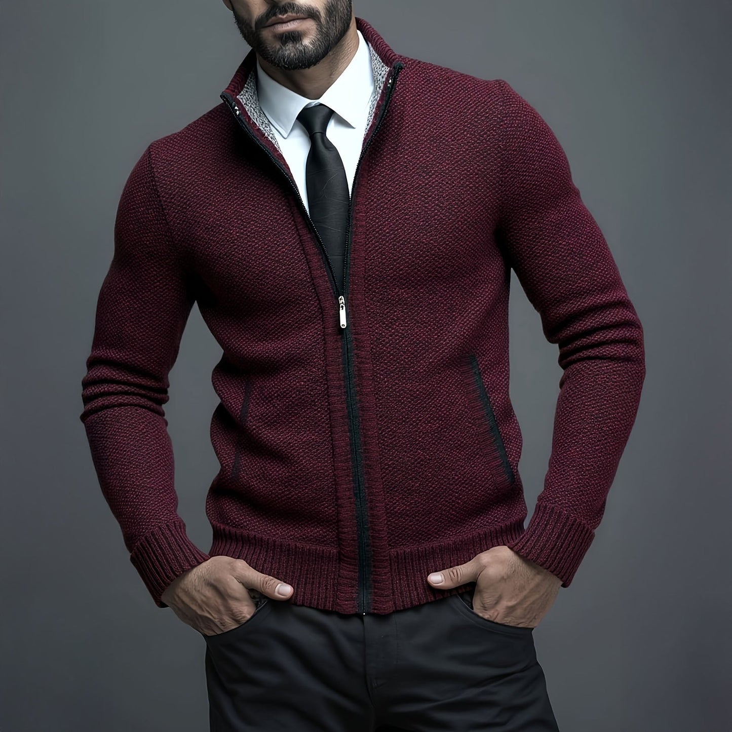 Gilet con Zip Slim Fit | Stile Elegante Moderno