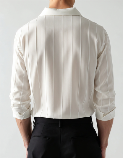 Camicia a Righe Uomo | Stile Elegante e Comfort Quotidiano