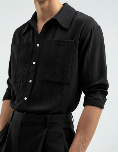 Camicia a Righe Uomo | Stile Elegante e Comfort Quotidiano