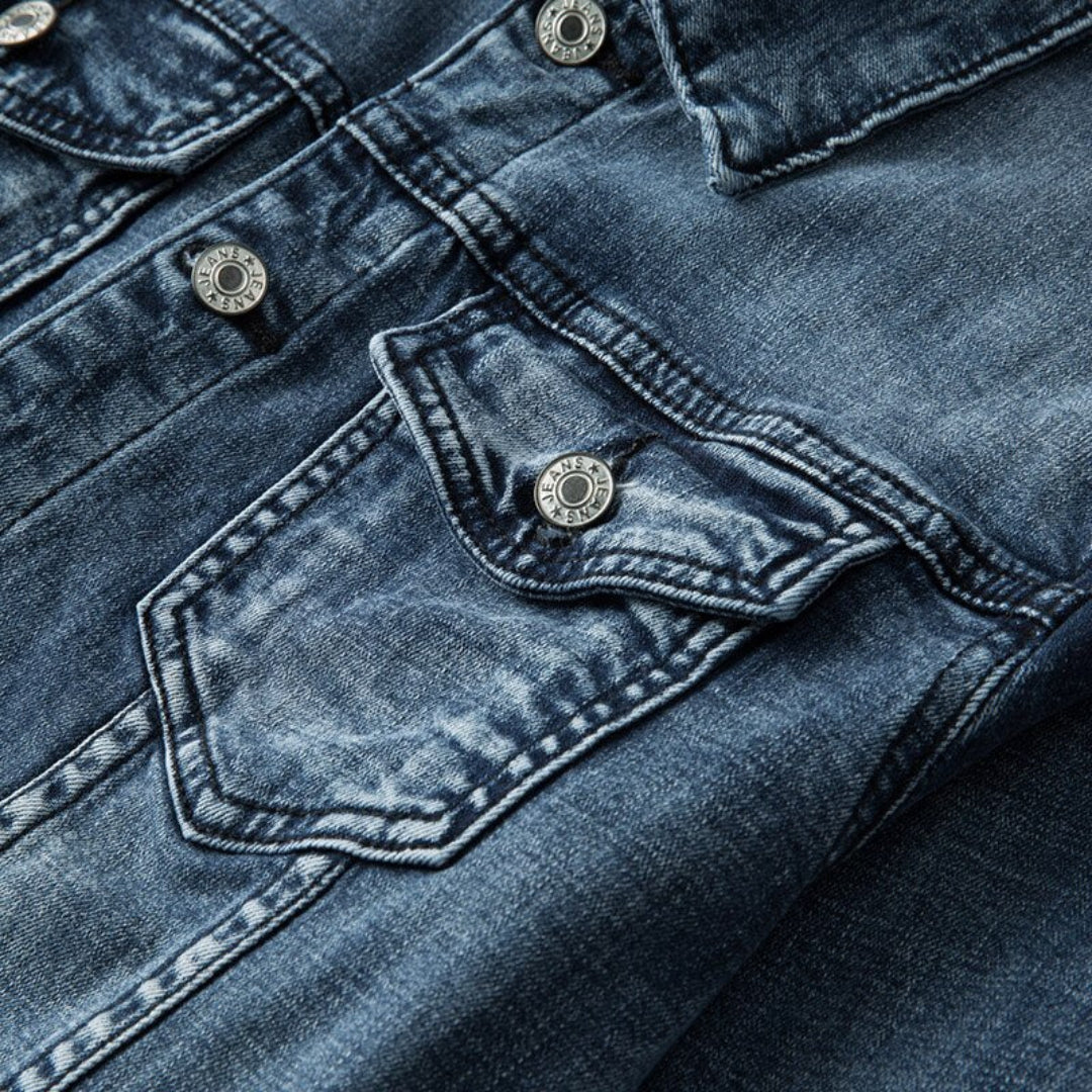 Giacca Button Down con Bottoni e Maniche Lunghe | Ideale per le Giornate Fresche