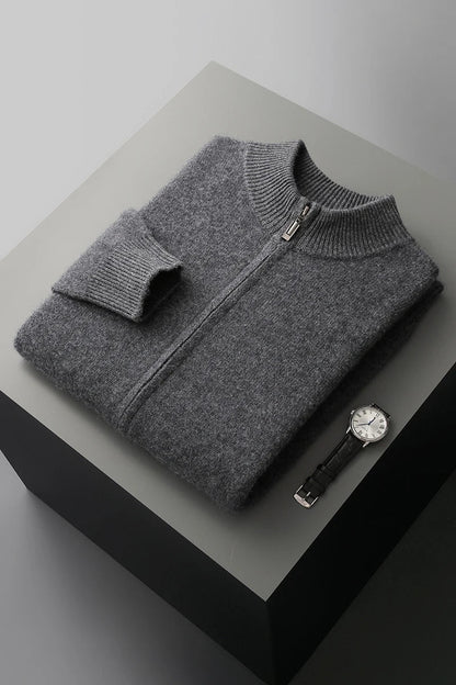 Gilet in Cashmere Premium con Zip | Eleganza Essenziale