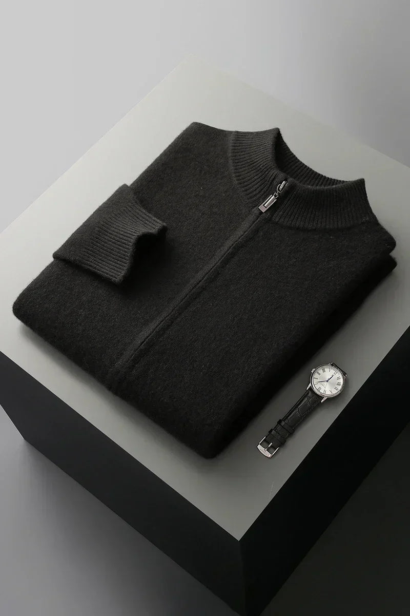 Gilet in Cashmere Premium con Zip | Eleganza Essenziale