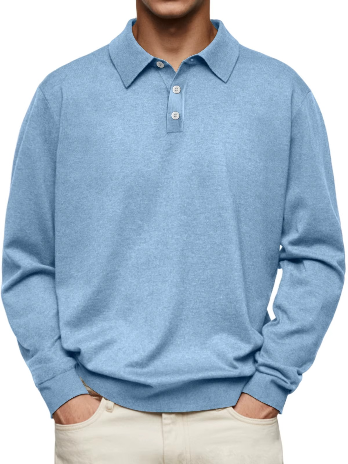 Polo Maniche Lunghe Versatile | Eleganza Casual Moderna