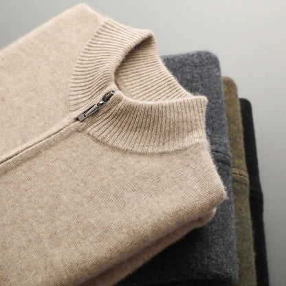 Gilet in Cashmere Premium con Zip | Eleganza Essenziale