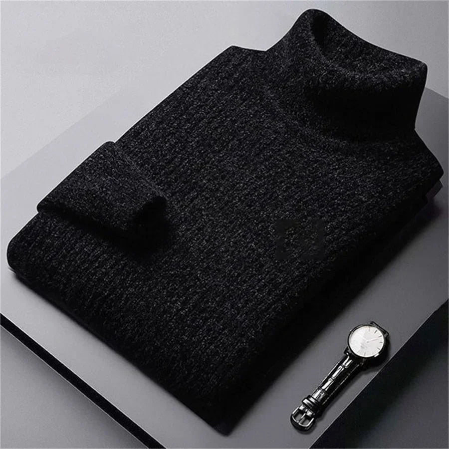 Maglione Collo Alto in Maglia | Caldo e Raffinato