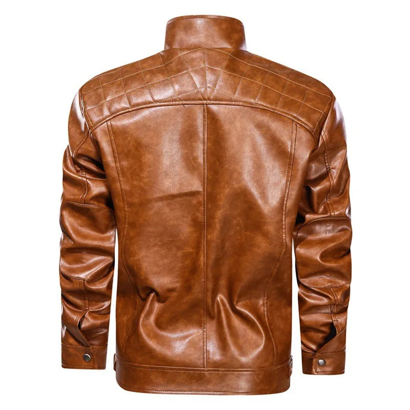 Giacca Biker con Zip e Tasche con Zip | Ideale per Uso Quotidiano e Tempo Libero