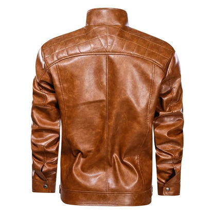 Giacca Biker con Zip e Tasche con Zip | Ideale per Uso Quotidiano e Tempo Libero