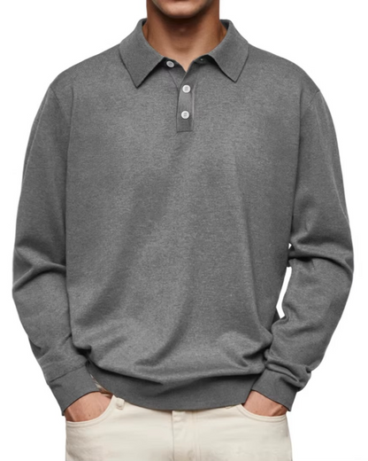 Polo Maniche Lunghe Versatile | Eleganza Casual Moderna