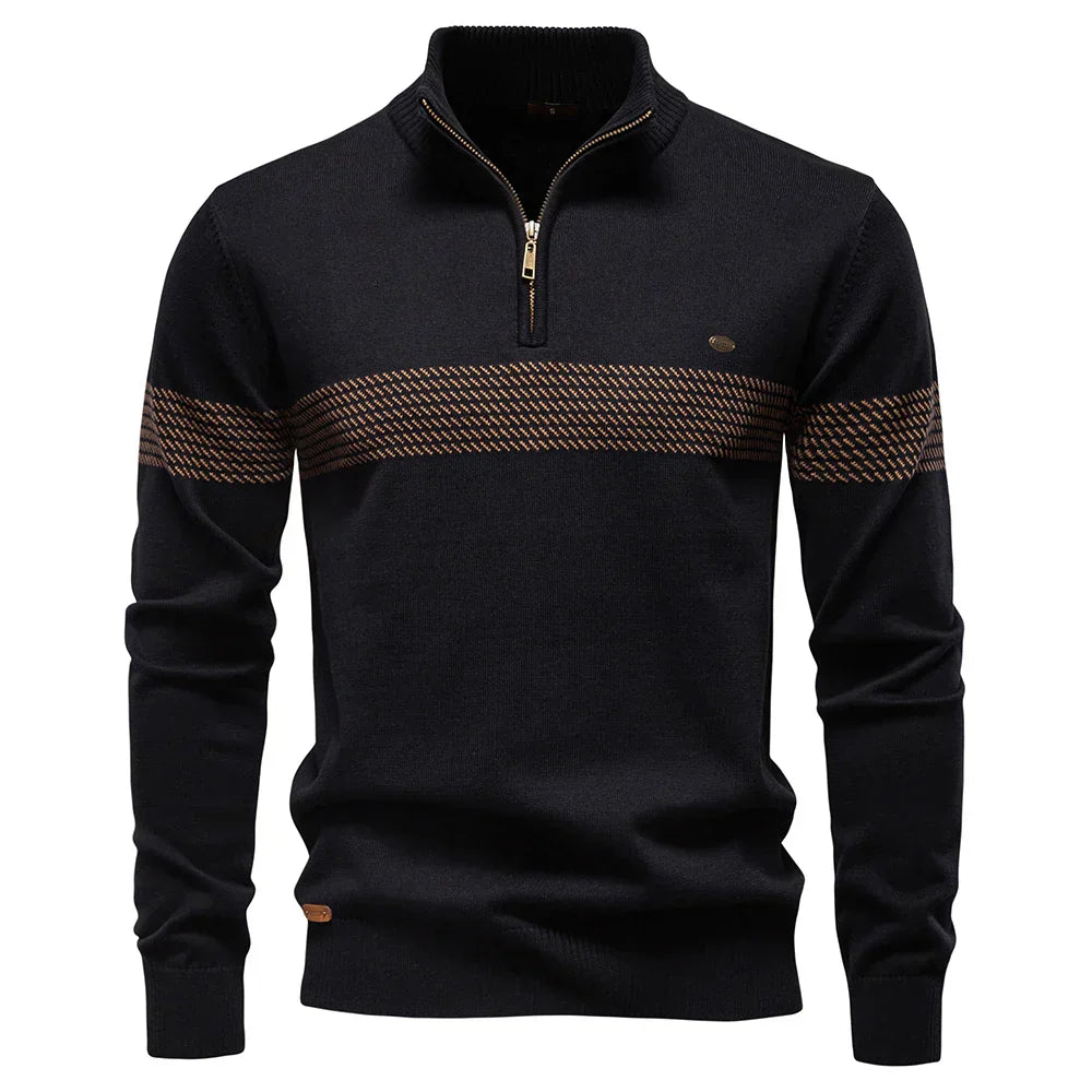 Pullover Mezza Zip in Maglia | Comfort e Stile Moderno