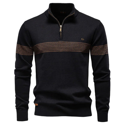 Pullover Mezza Zip in Maglia | Comfort e Stile Moderno
