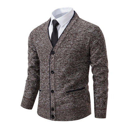 Pullover Collo a V Elegante | Maglia Strutturata