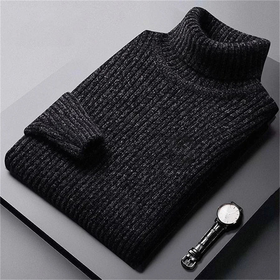 Maglione Collo Alto in Maglia | Caldo e Raffinato
