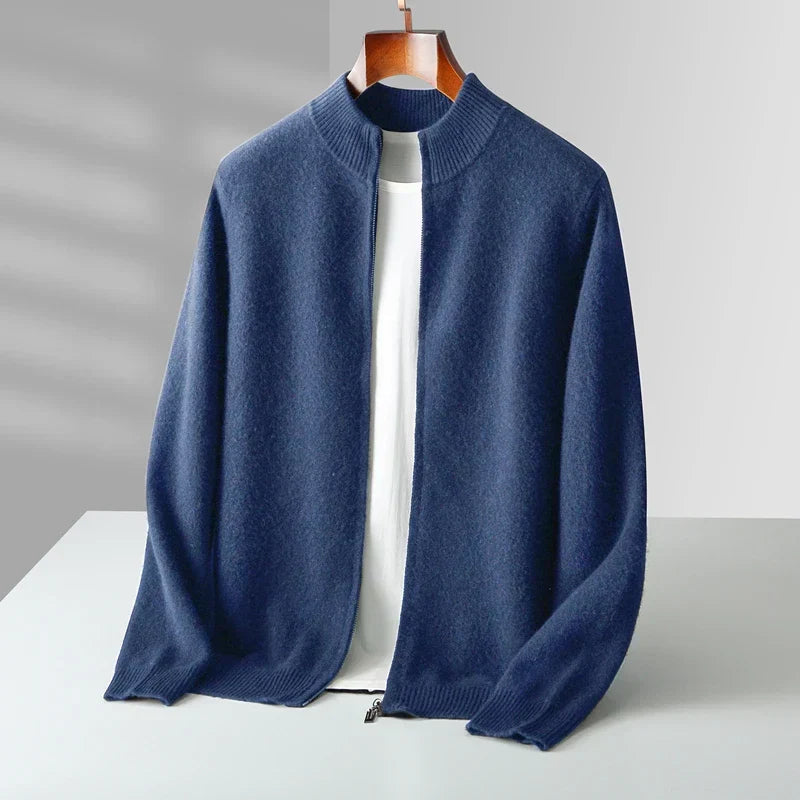 Gilet in Cashmere Premium con Zip | Eleganza Essenziale